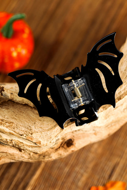 Black Casual Halloween Bat Hair Clip